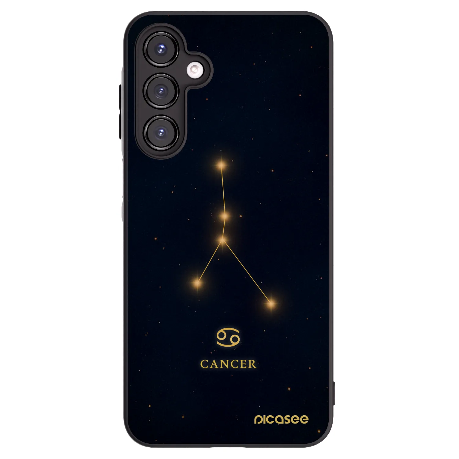 Picasee fekete szilikon tok az alábbi mobiltelefonokra Samsung Galaxy A16 4G - CANCER