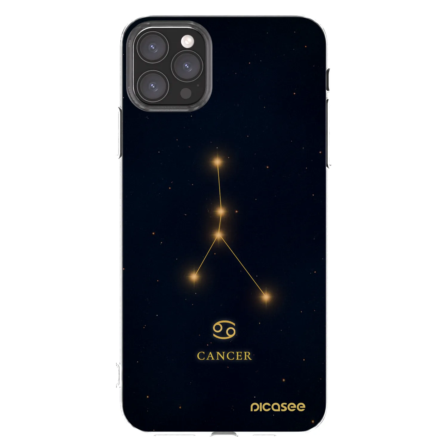 Picasee átlátszó szilikon tok az alábbi mobiltelefonokra Apple iPhone 11 Pro Max - CANCER