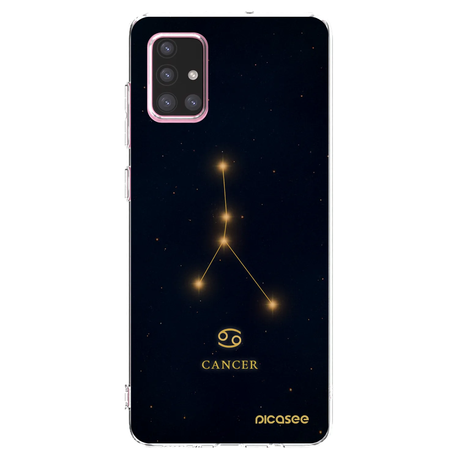 Picasee átlátszó szilikon tok az alábbi mobiltelefonokra Samsung Galaxy A71 A715F - CANCER
