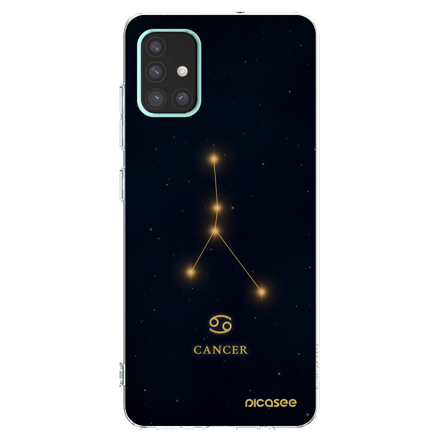 Picasee átlátszó szilikon tok az alábbi mobiltelefonokra Samsung Galaxy A51 A515F - CANCER