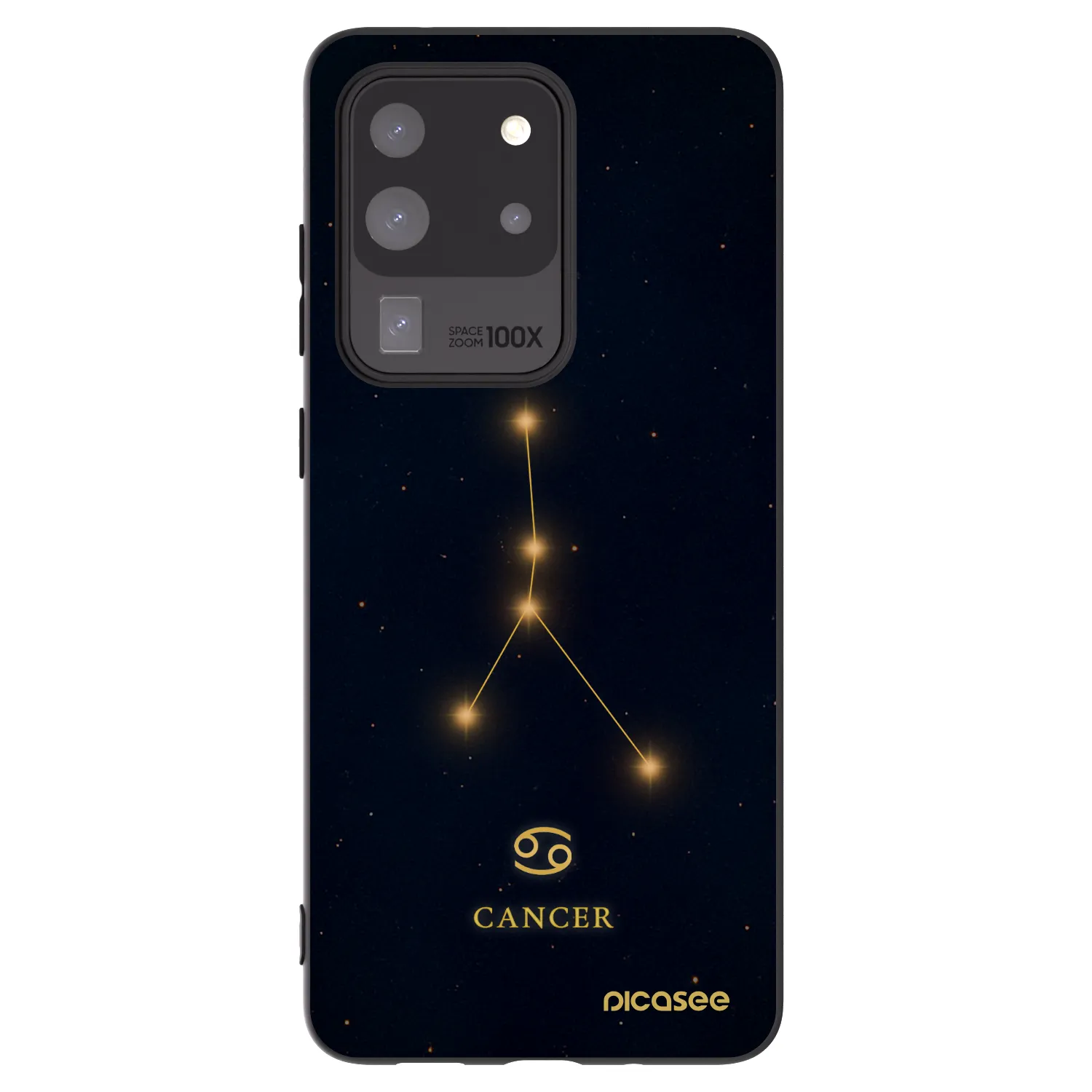 Picasee fekete szilikon tok az alábbi mobiltelefonokra Samsung Galaxy S20 Ultra 5G G988F - CANCER