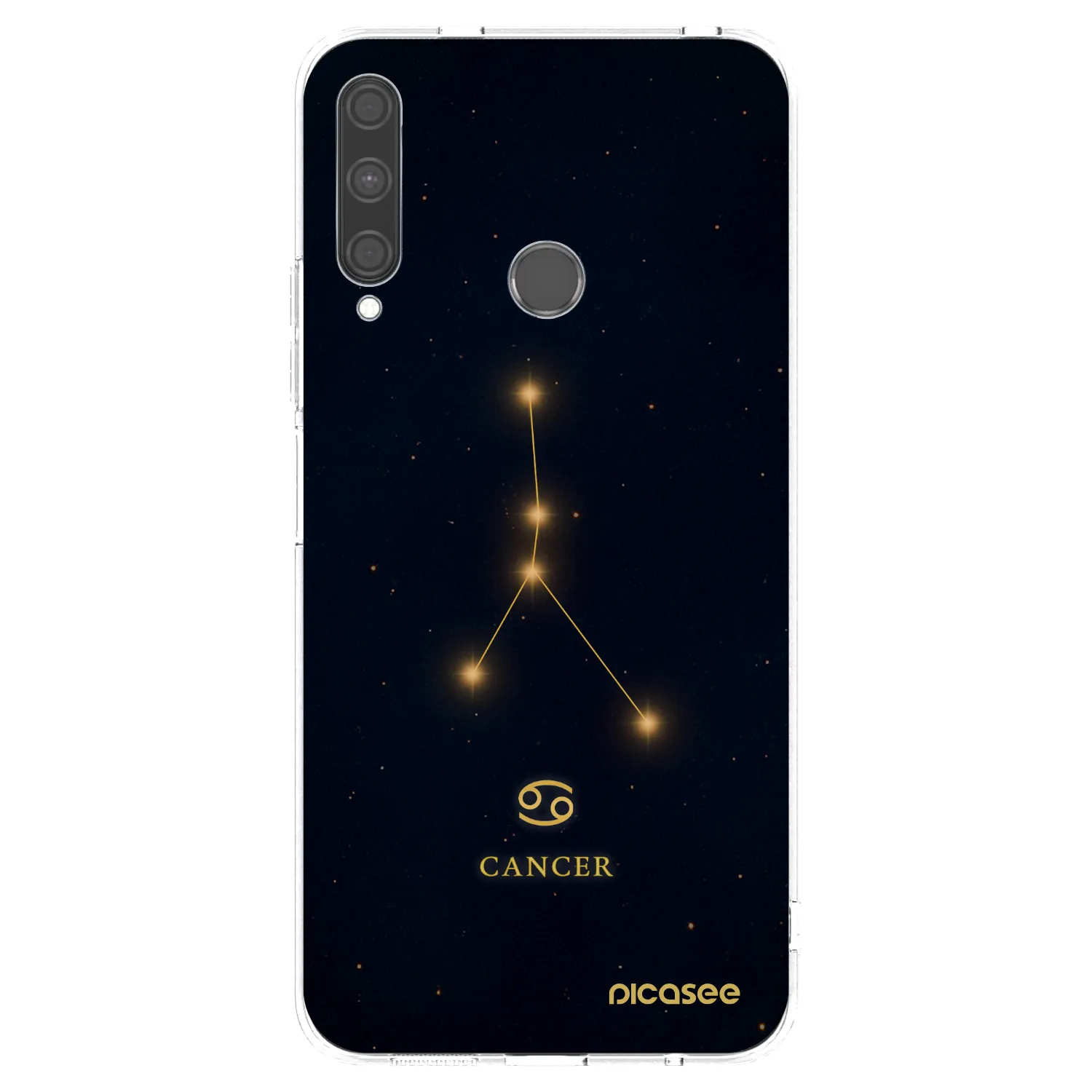 Picasee átlátszó szilikon tok az alábbi mobiltelefonokra Huawei P40 Lite E - CANCER