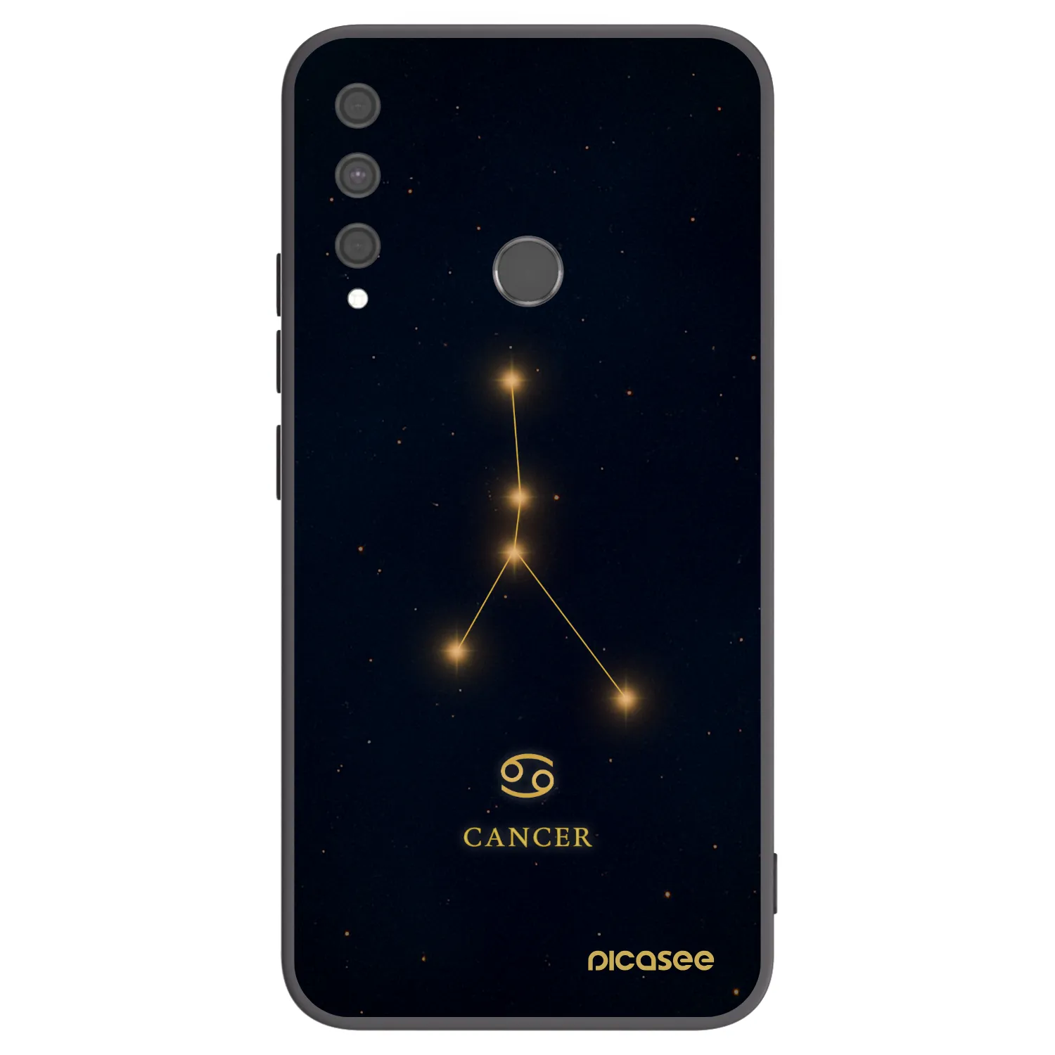 Picasee fekete szilikon tok az alábbi mobiltelefonokra Huawei P40 Lite E - CANCER