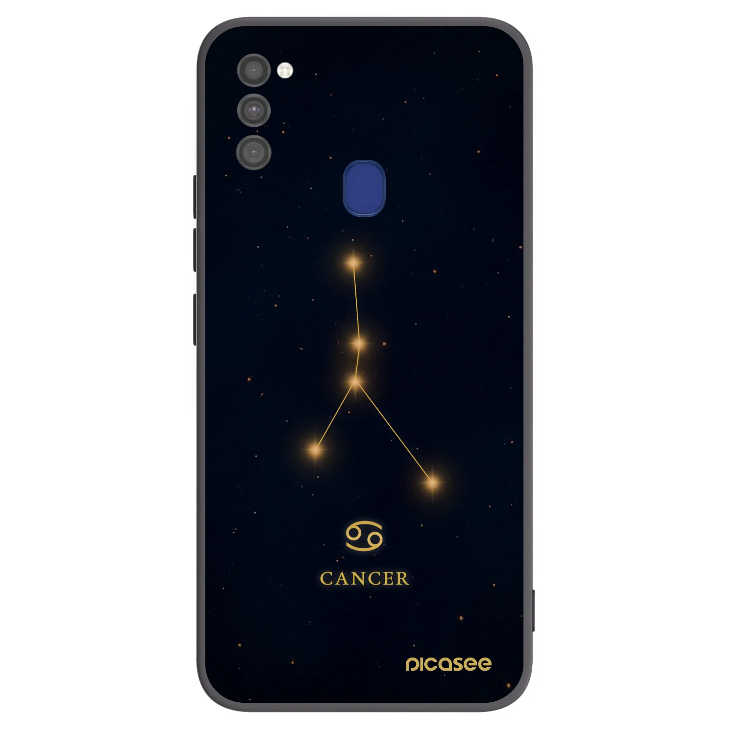 Picasee fekete szilikon tok az alábbi mobiltelefonokra Samsung Galaxy M21 M215F - CANCER