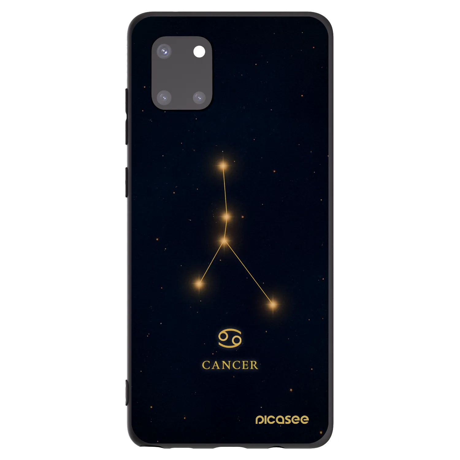 Picasee fekete szilikon tok az alábbi mobiltelefonokra Samsung Galaxy Note 10 Lite N770F - CANCER