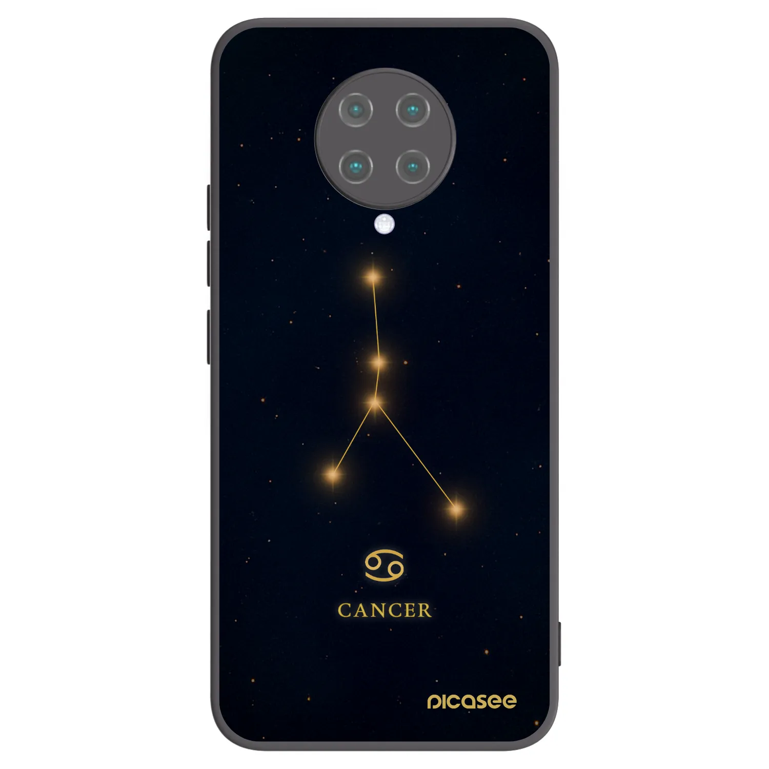 Picasee fekete szilikon tok az alábbi mobiltelefonokra Xiaomi Poco F2 Pro - CANCER