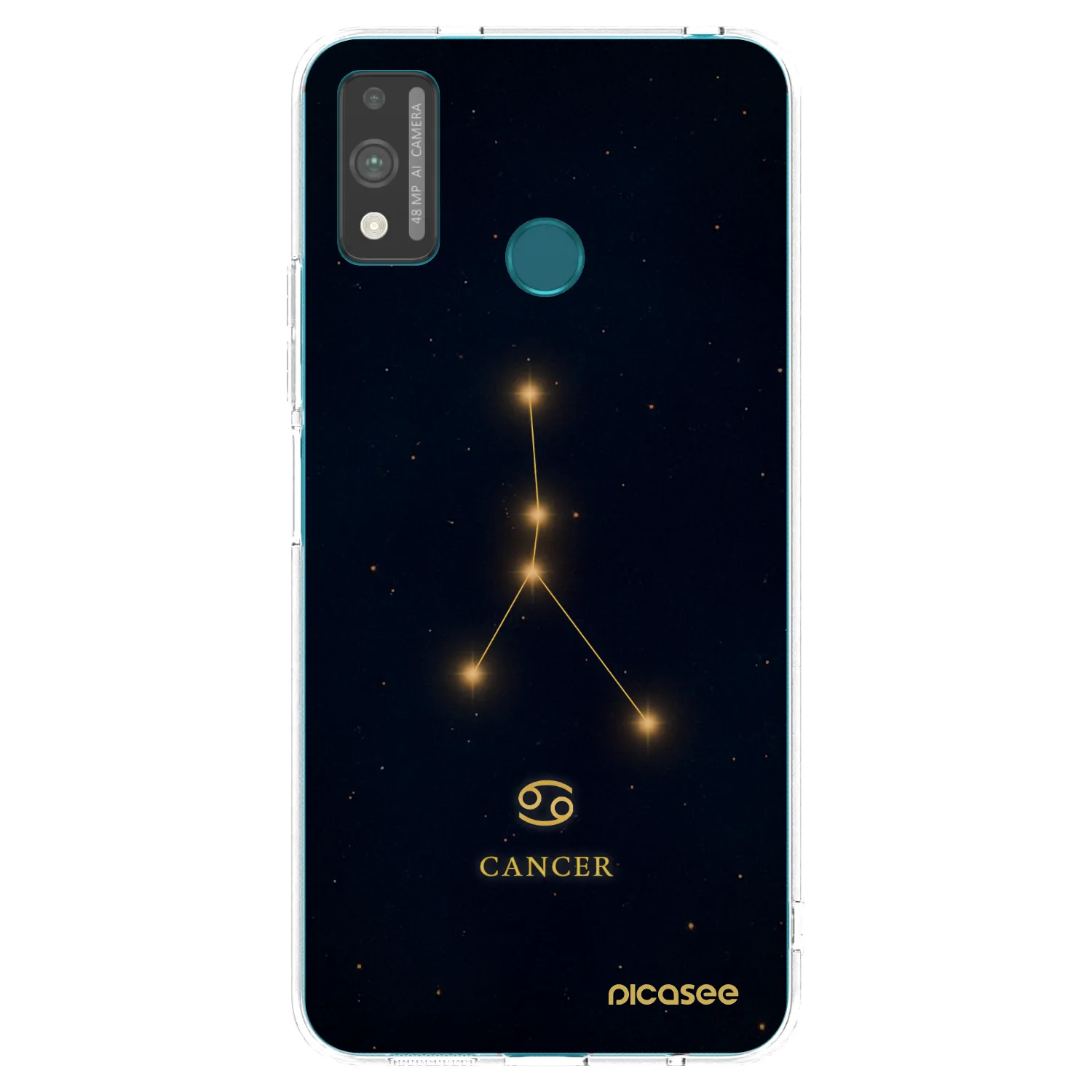 Picasee átlátszó szilikon tok az alábbi mobiltelefonokra Honor 9X Lite - CANCER
