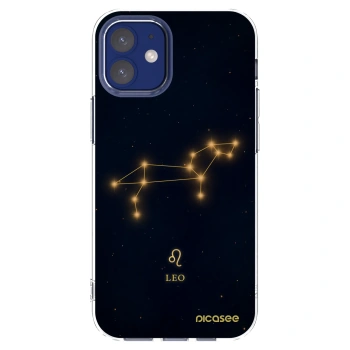 Picasee átlátszó szilikon tok az alábbi mobiltelefonokra Apple iPhone 12 mini - LEO