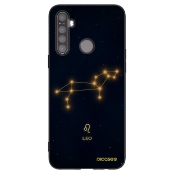 Picasee fekete szilikon tok az alábbi mobiltelefonokra Realme 6i - LEO