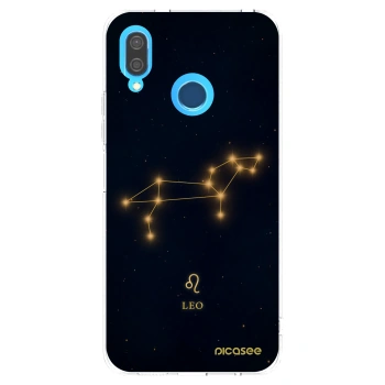 Picasee átlátszó szilikon tok az alábbi mobiltelefonokra Huawei P20 Lite - LEO