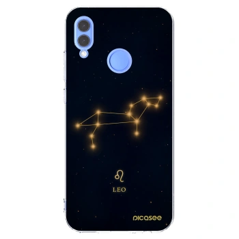 Picasee átlátszó szilikon tok az alábbi mobiltelefonokra Honor 10 Lite - LEO