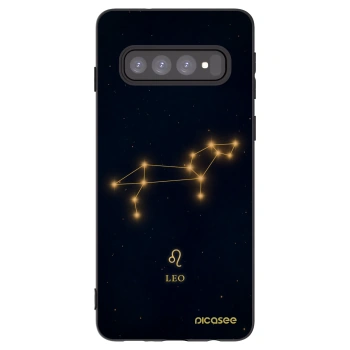 Picasee fekete szilikon tok az alábbi mobiltelefonokra Samsung Galaxy S10 G973 - LEO