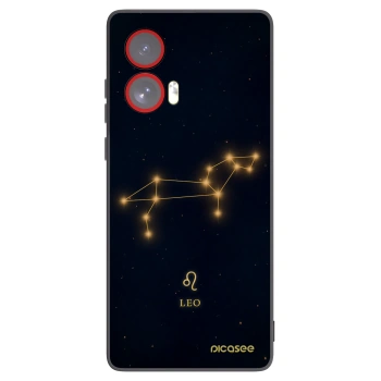 Picasee fekete szilikon tok az alábbi mobiltelefonokra Motorola Edge 50 Fusion - LEO