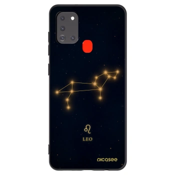 Picasee fekete szilikon tok az alábbi mobiltelefonokra Samsung Galaxy A21s - LEO
