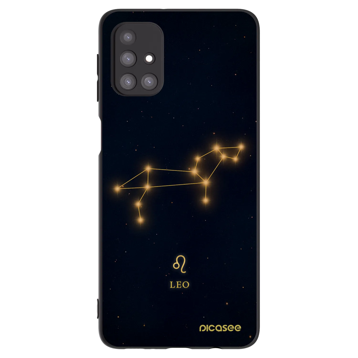 Picasee fekete szilikon tok az alábbi mobiltelefonokra Samsung Galaxy M31s - LEO