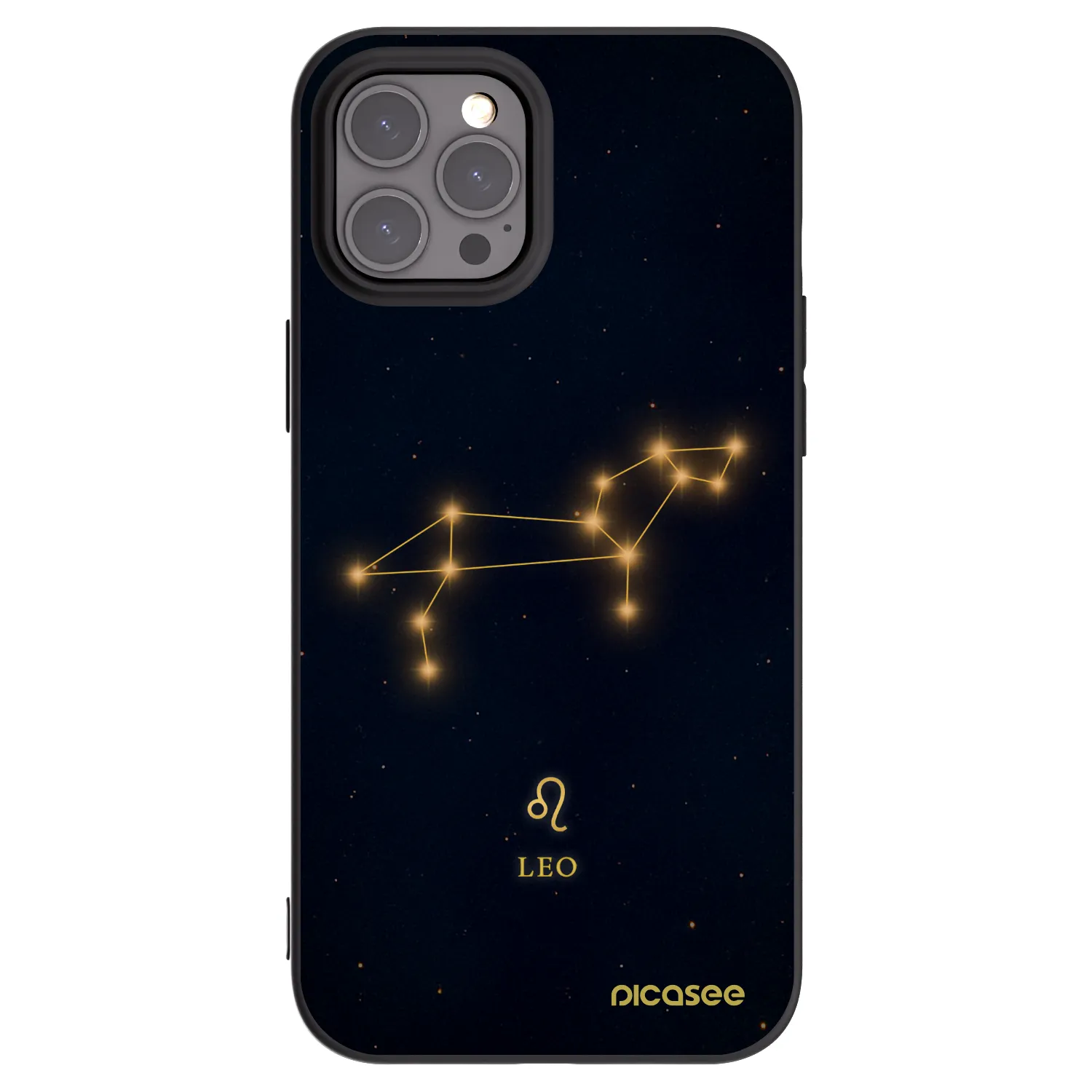 Picasee fekete szilikon tok az alábbi mobiltelefonokra Apple iPhone 12 Pro Max - LEO