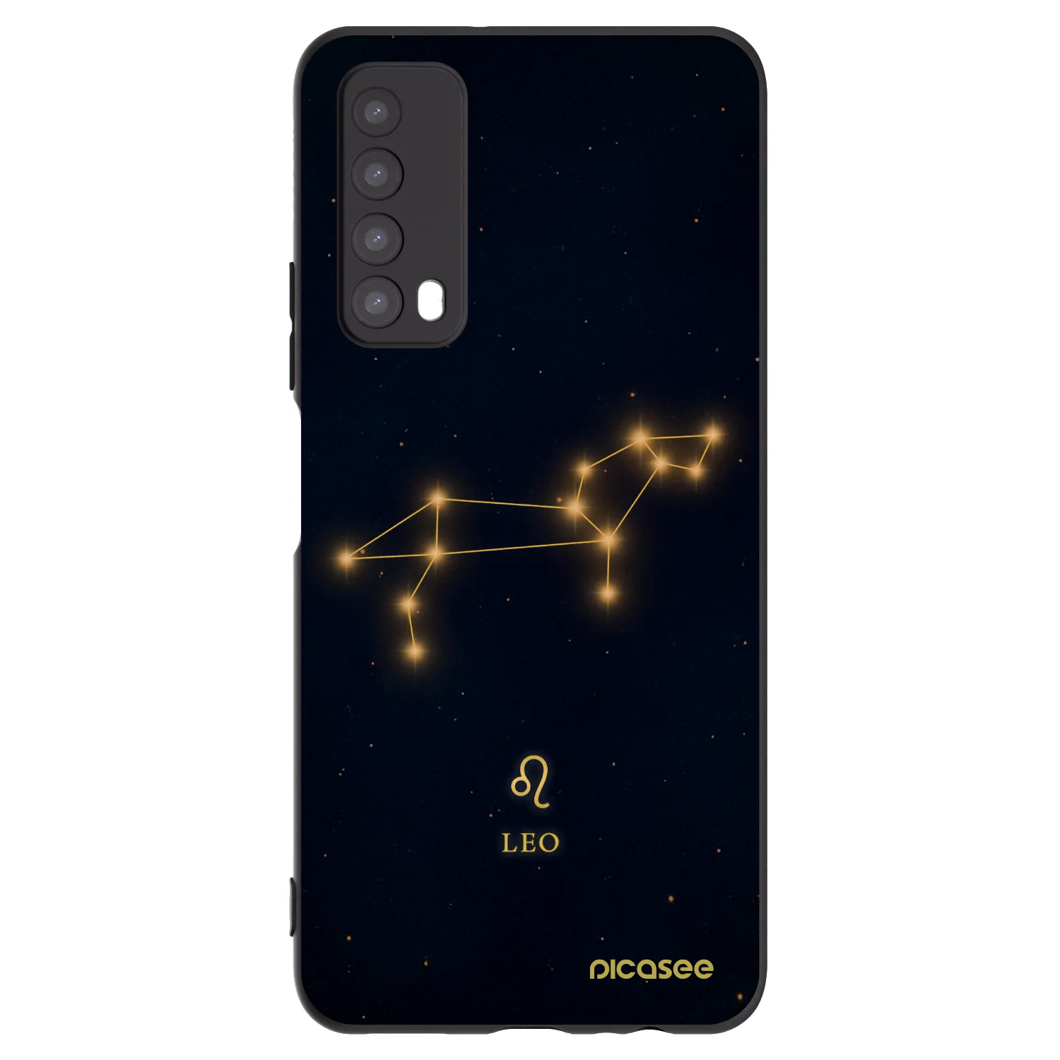 Picasee fekete szilikon tok az alábbi mobiltelefonokra Huawei P Smart 2021 - LEO