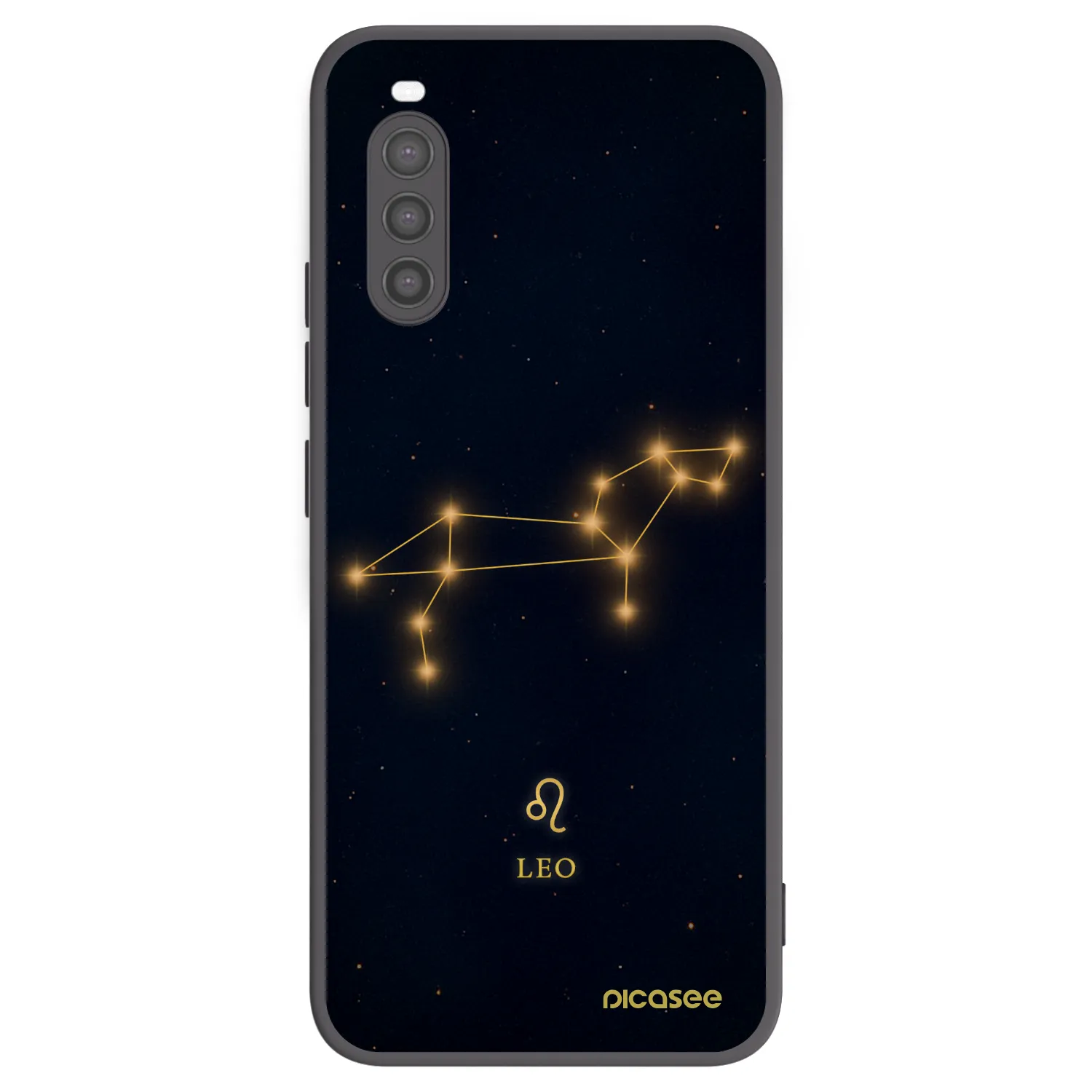 Picasee fekete szilikon tok az alábbi mobiltelefonokra Sony Xperia 10 II - LEO