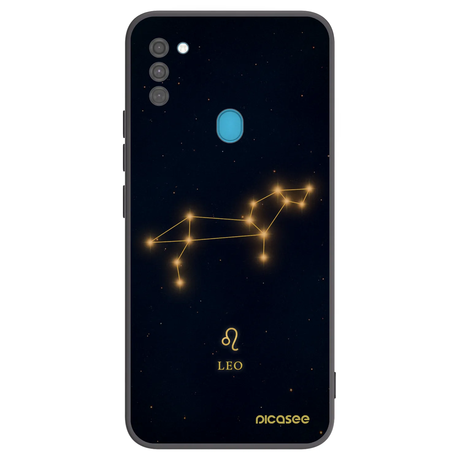 Picasee fekete szilikon tok az alábbi mobiltelefonokra Samsung Galaxy M11 - LEO