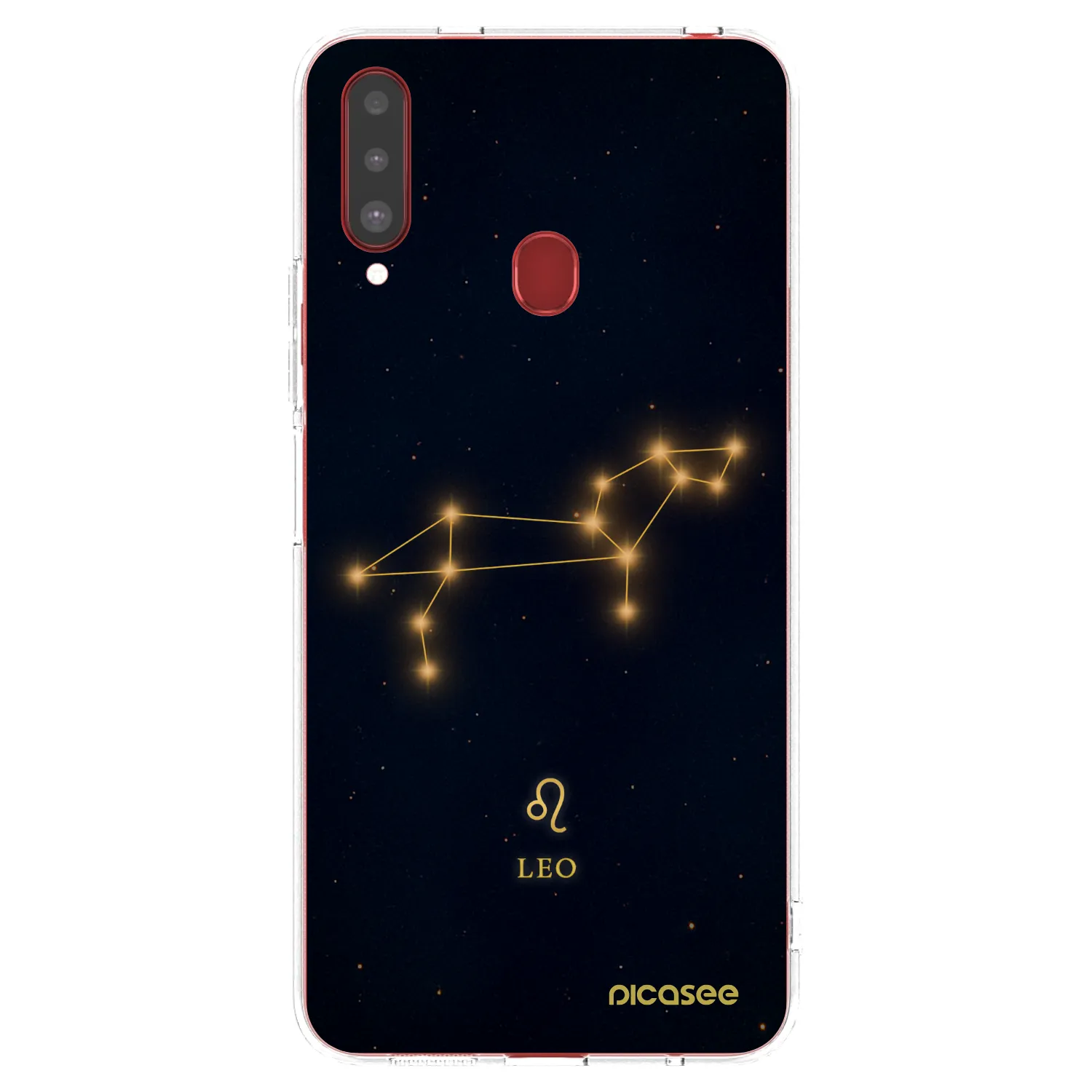 Picasee átlátszó szilikon tok az alábbi mobiltelefonokra Samsung Galaxy A20s - LEO