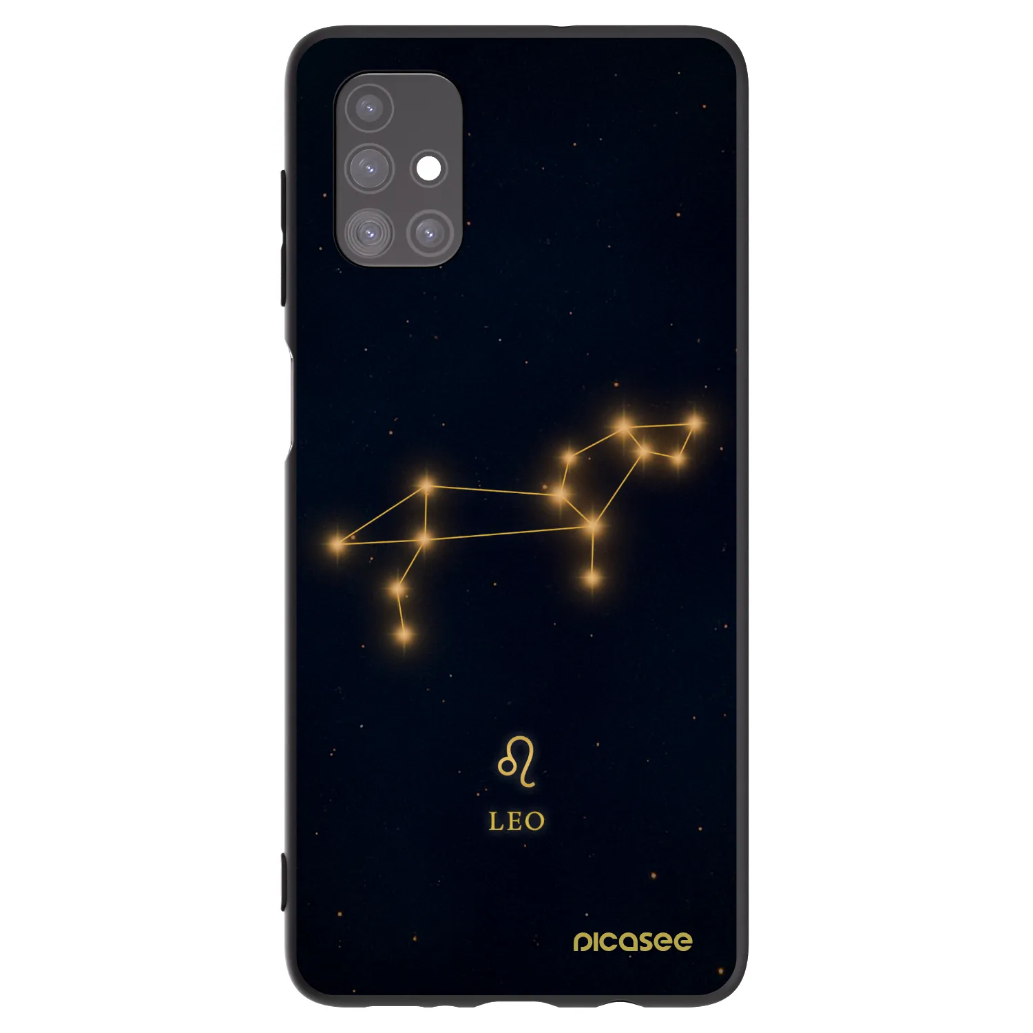Picasee fekete szilikon tok az alábbi mobiltelefonokra Samsung Galaxy M51 M515F - LEO