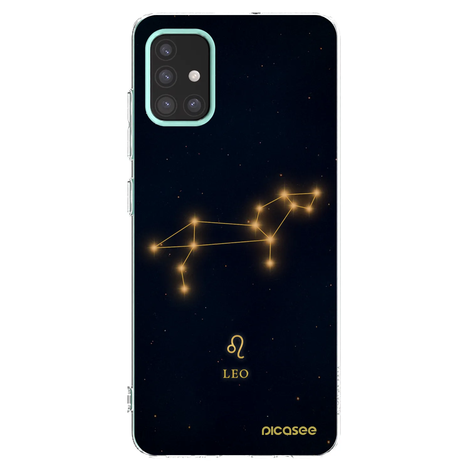 Picasee átlátszó szilikon tok az alábbi mobiltelefonokra Samsung Galaxy M31s - LEO