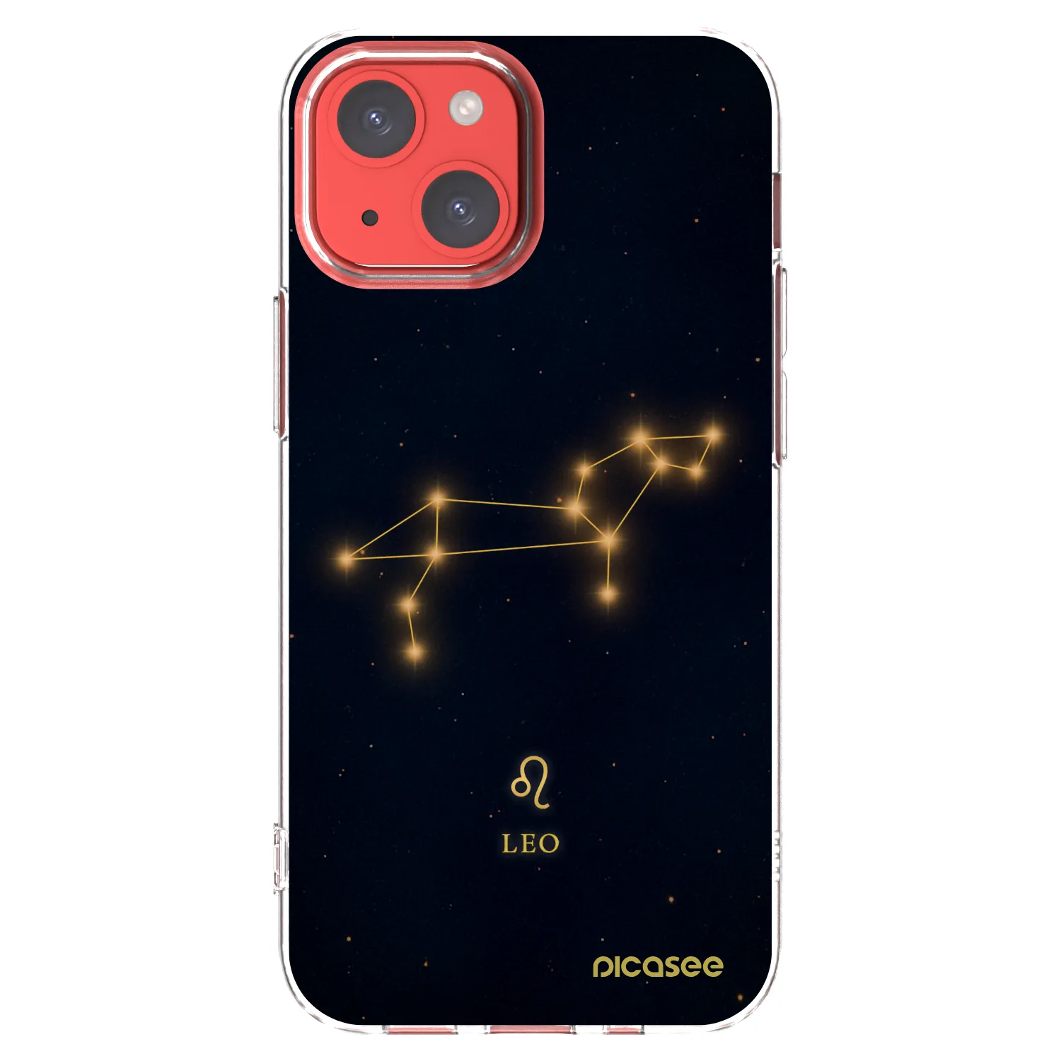 Picasee átlátszó szilikon tok az alábbi mobiltelefonokra Apple iPhone 13 mini - LEO