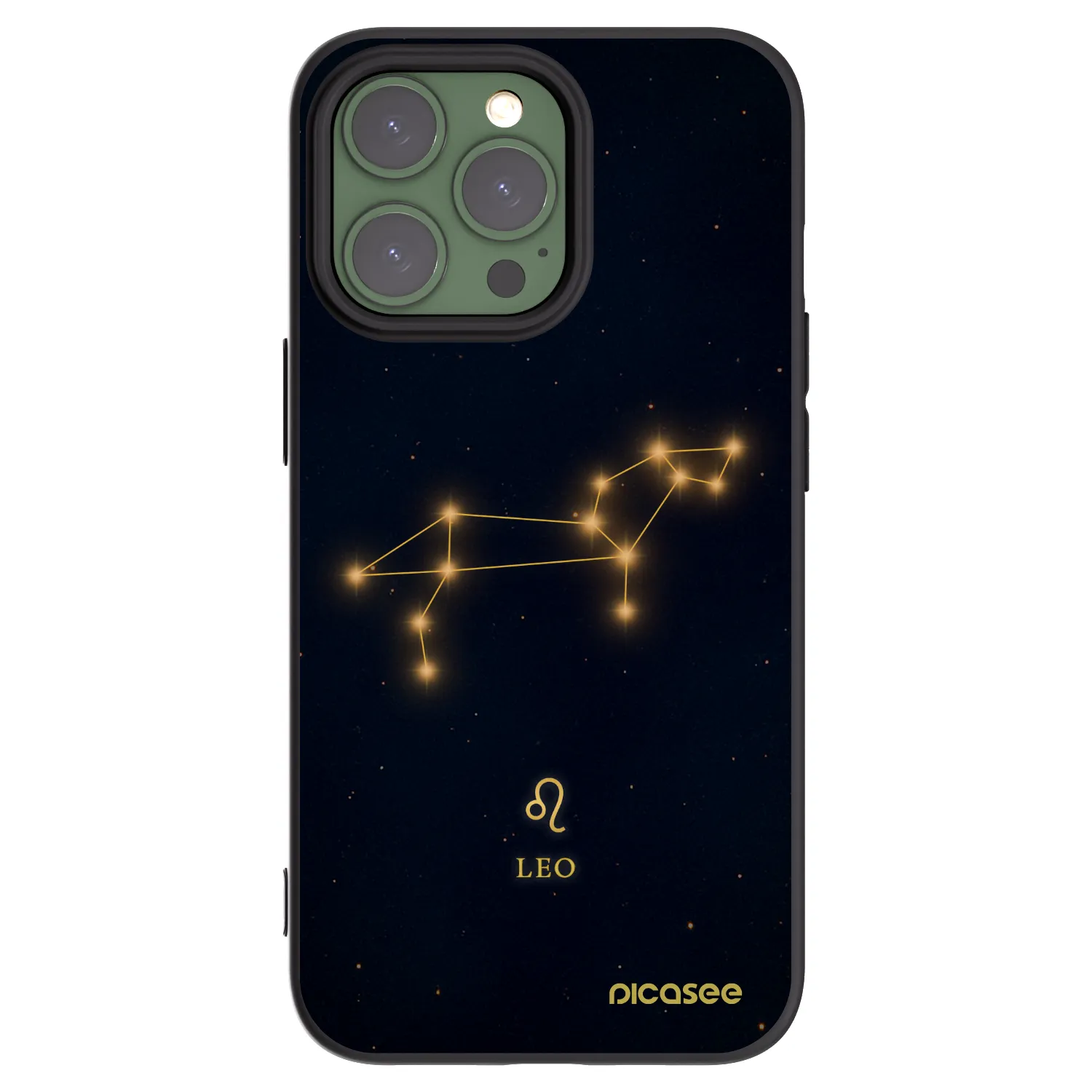 Picasee fekete szilikon tok az alábbi mobiltelefonokra Apple iPhone 13 Pro - LEO
