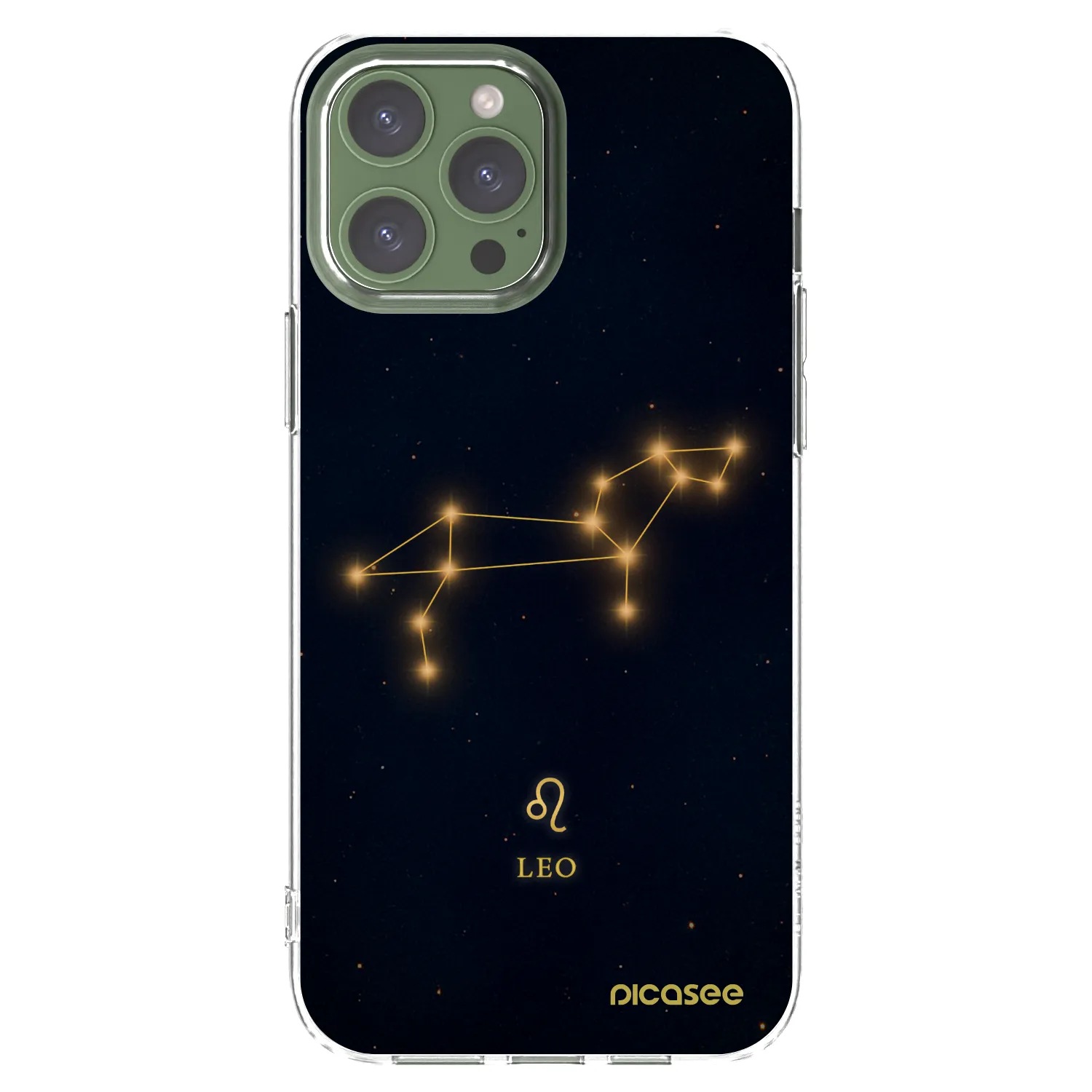 Picasee átlátszó szilikon tok az alábbi mobiltelefonokra Apple iPhone 13 Pro Max - LEO