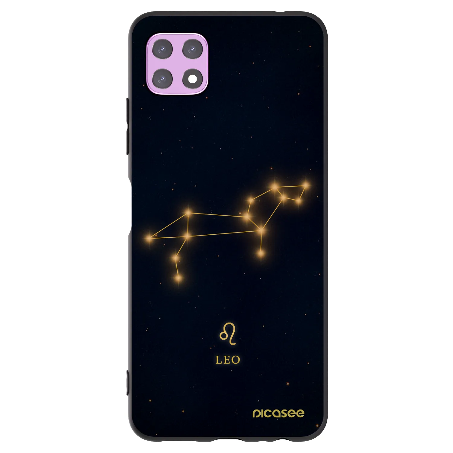 Picasee fekete szilikon tok az alábbi mobiltelefonokra Samsung Galaxy A22 A226B 5G - LEO