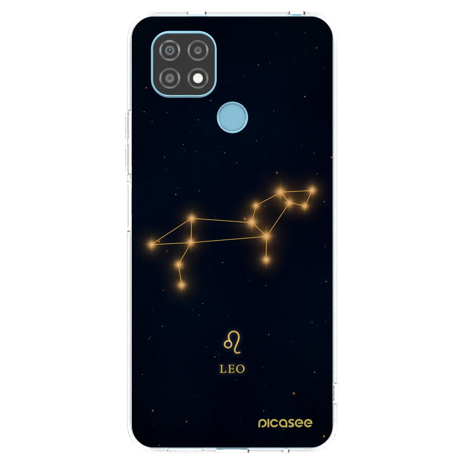 Picasee átlátszó szilikon tok az alábbi mobiltelefonokra Realme C21 - LEO