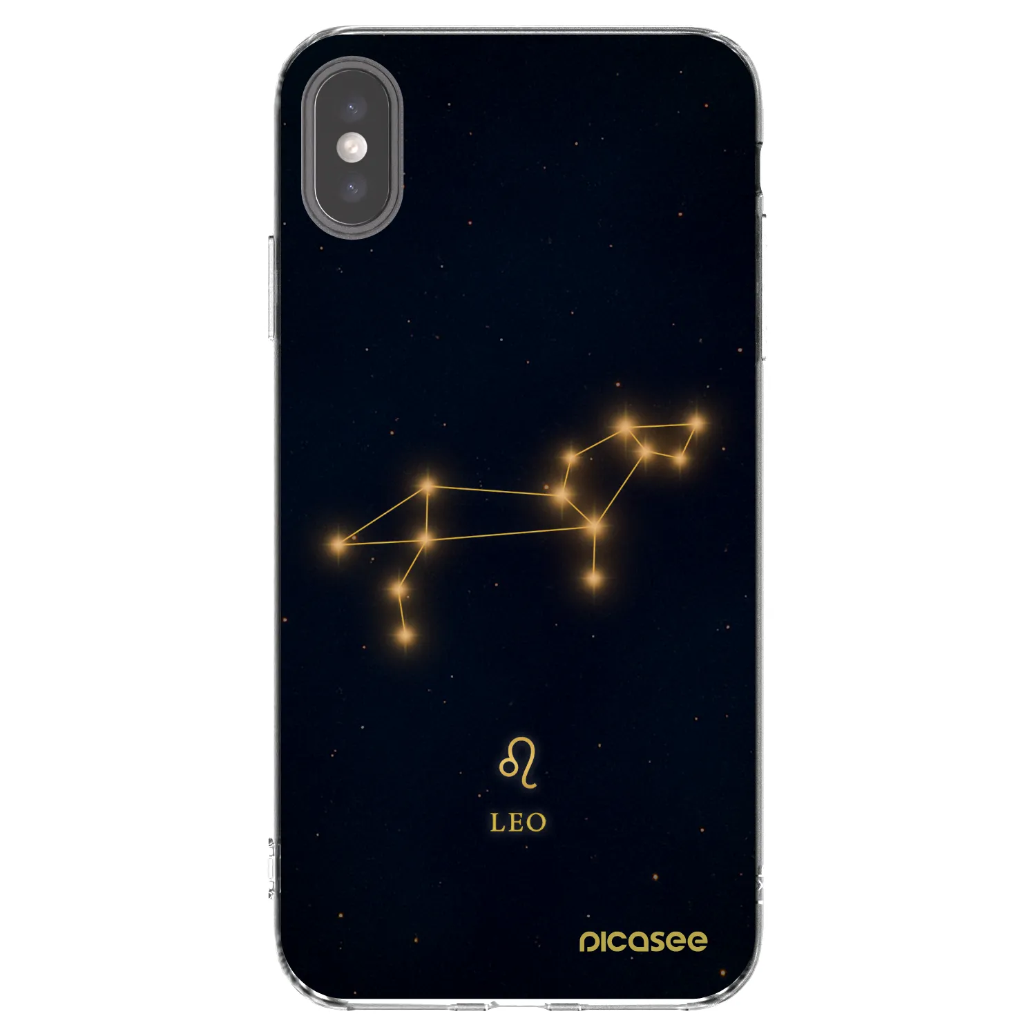 Picasee átlátszó szilikon tok az alábbi mobiltelefonokra Apple iPhone XS Max - LEO