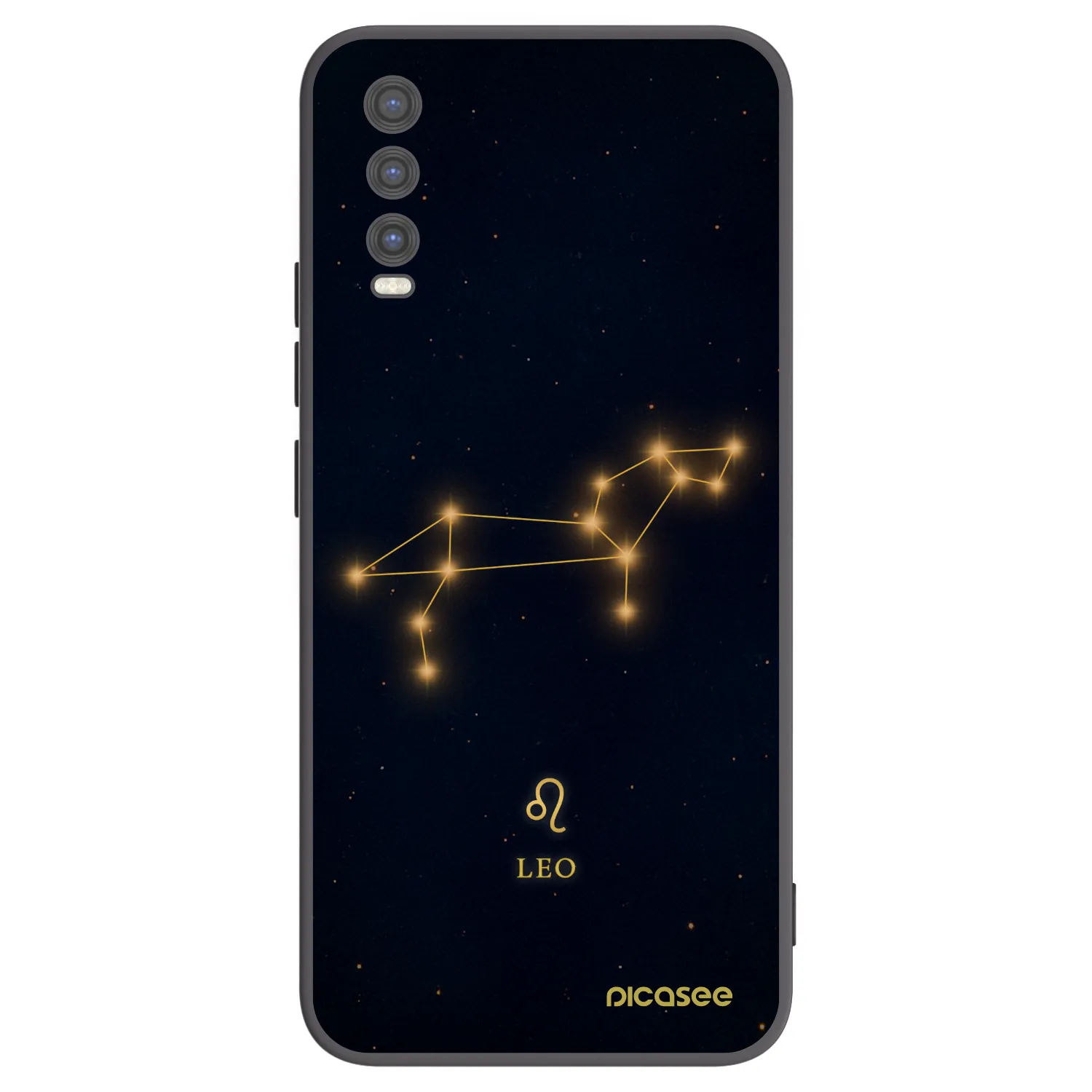 Picasee fekete szilikon tok az alábbi mobiltelefonokra Vivo Y20s - LEO