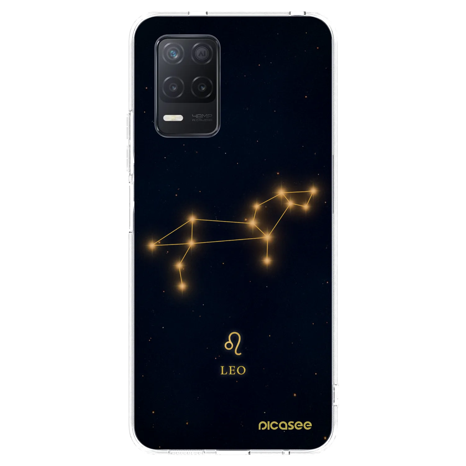 Picasee átlátszó szilikon tok az alábbi mobiltelefonokra Realme 8 5G - LEO