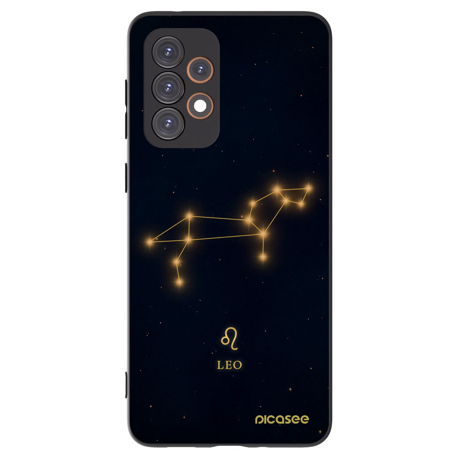 Picasee fekete szilikon tok az alábbi mobiltelefonokra Samsung Galaxy A33 5G A336 - LEO