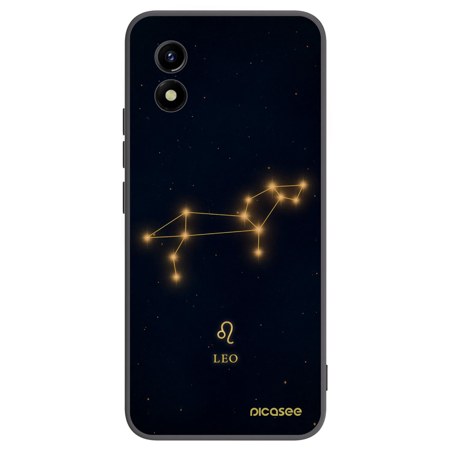 Picasee fekete szilikon tok az alábbi mobiltelefonokra Vivo Y01 - LEO