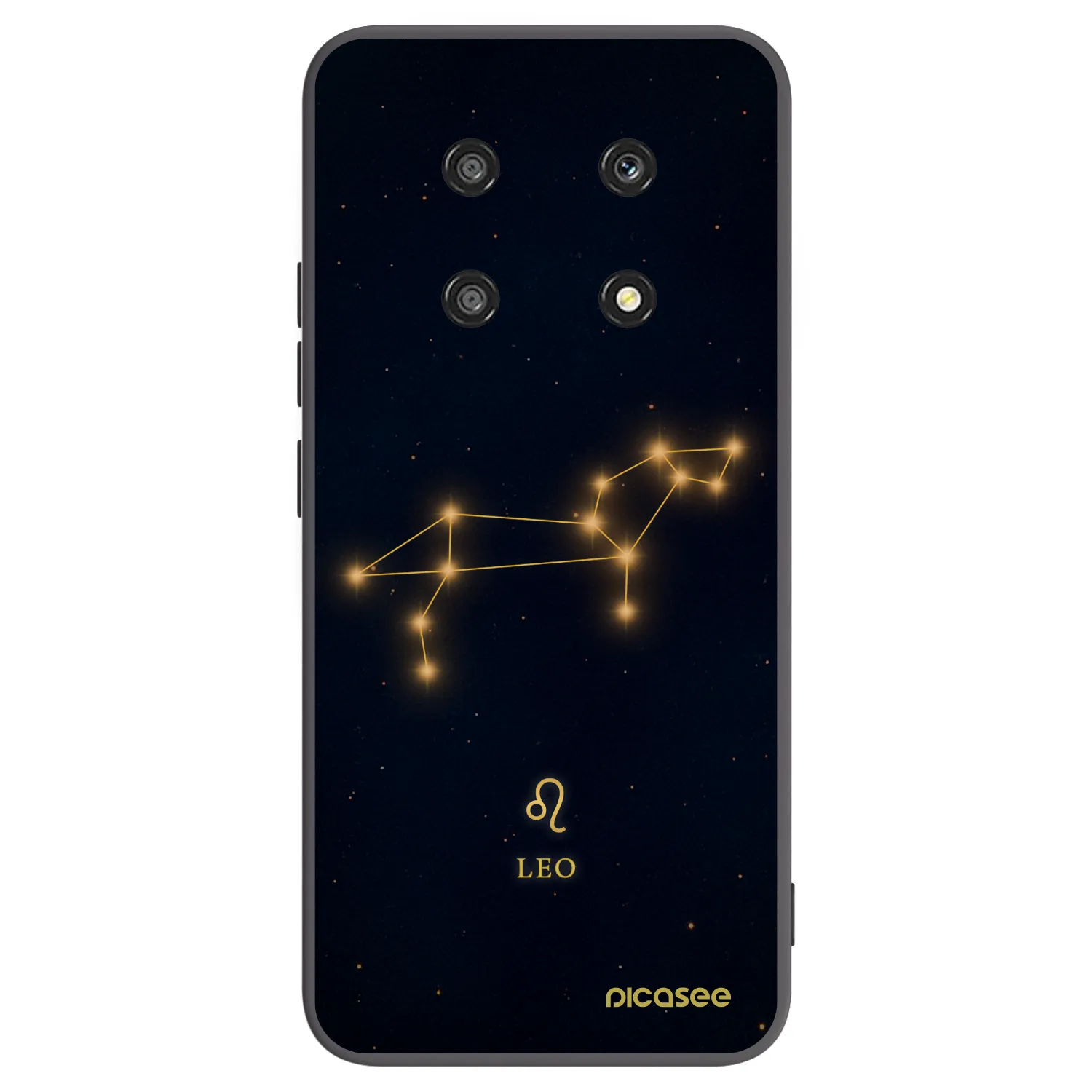 Picasee fekete szilikon tok az alábbi mobiltelefonokra Honor Magic4 Lite 5G - LEO