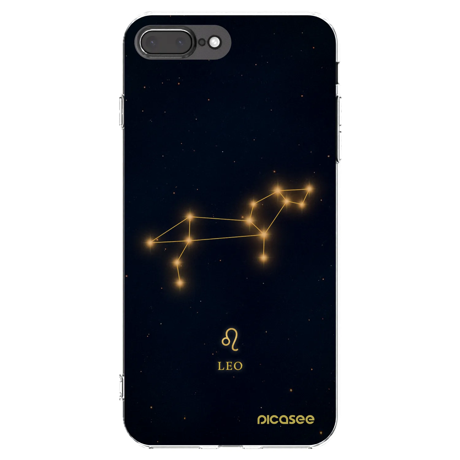 Picasee átlátszó szilikon tok az alábbi mobiltelefonokra Apple iPhone 8 Plus - LEO