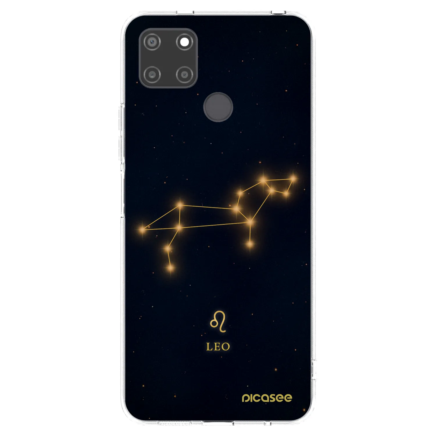 Picasee átlátszó szilikon tok az alábbi mobiltelefonokra Realme C21Y - LEO