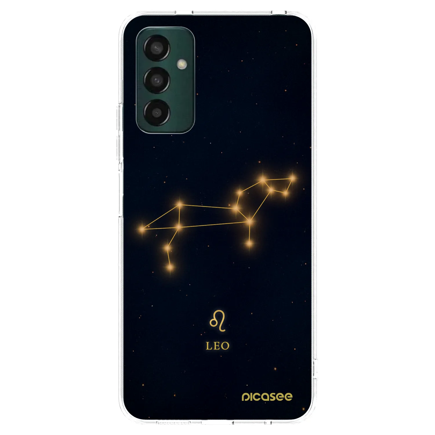 Picasee átlátszó szilikon tok az alábbi mobiltelefonokra Samsung Galaxy M13 M135F - LEO