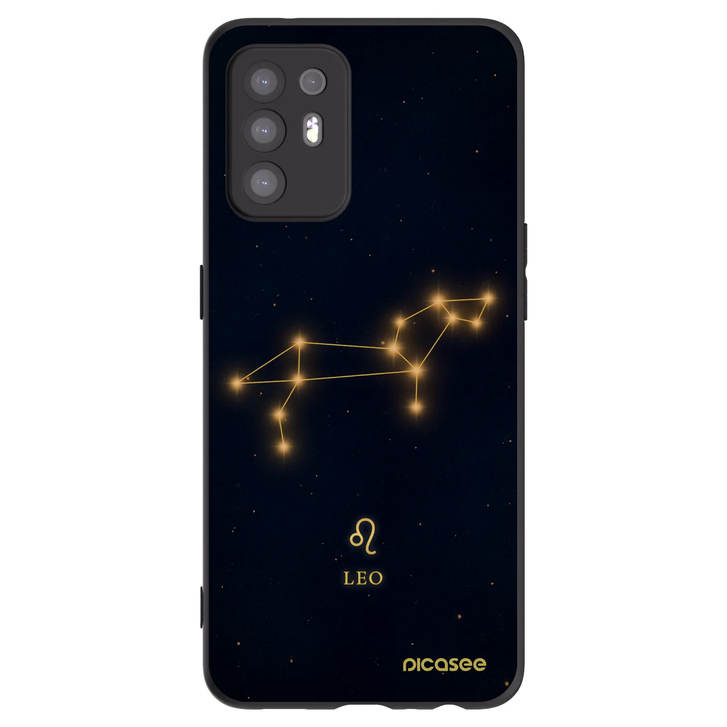 Picasee fekete szilikon tok az alábbi mobiltelefonokra OPPO A94 5G - LEO