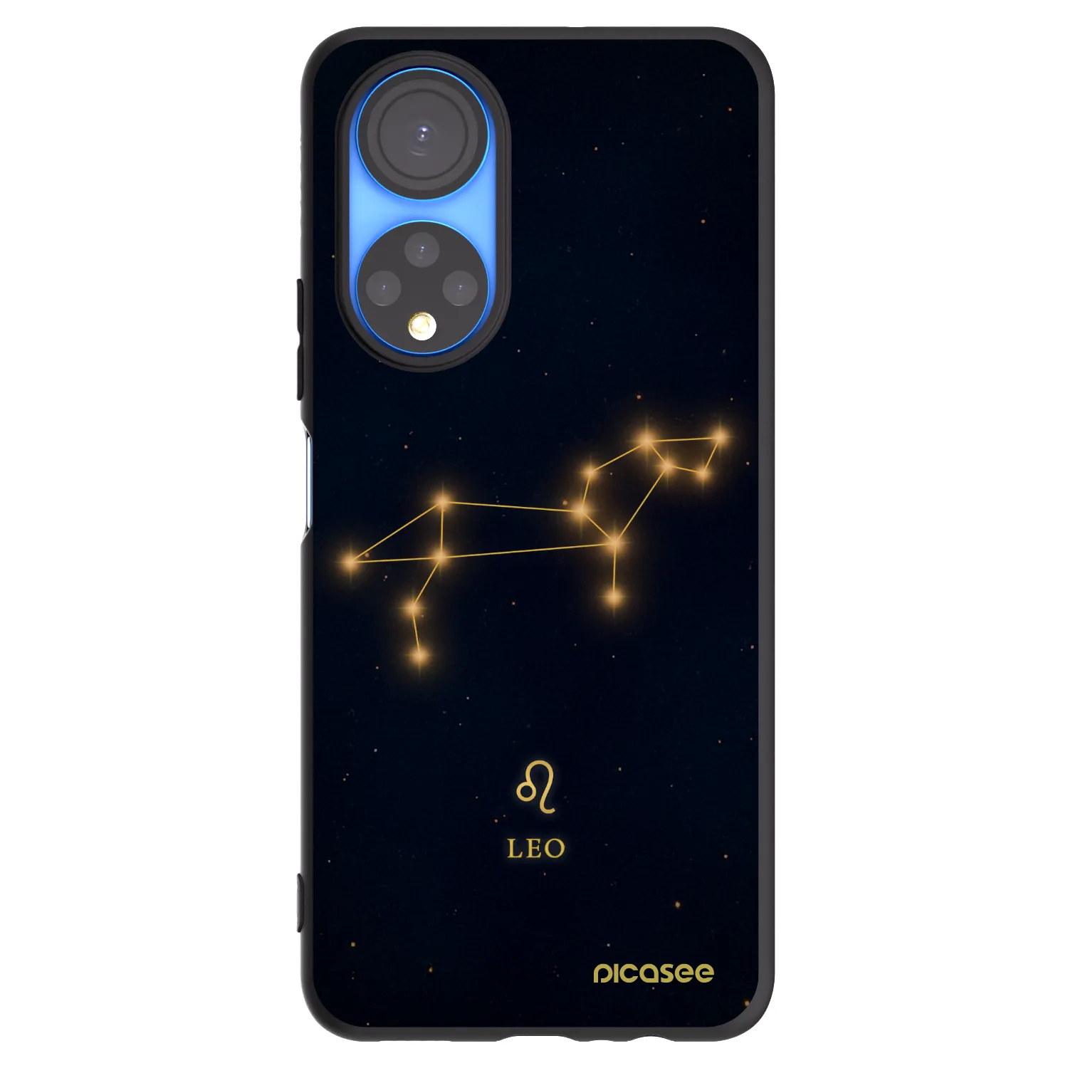 Picasee fekete szilikon tok az alábbi mobiltelefonokra Honor X7 - LEO