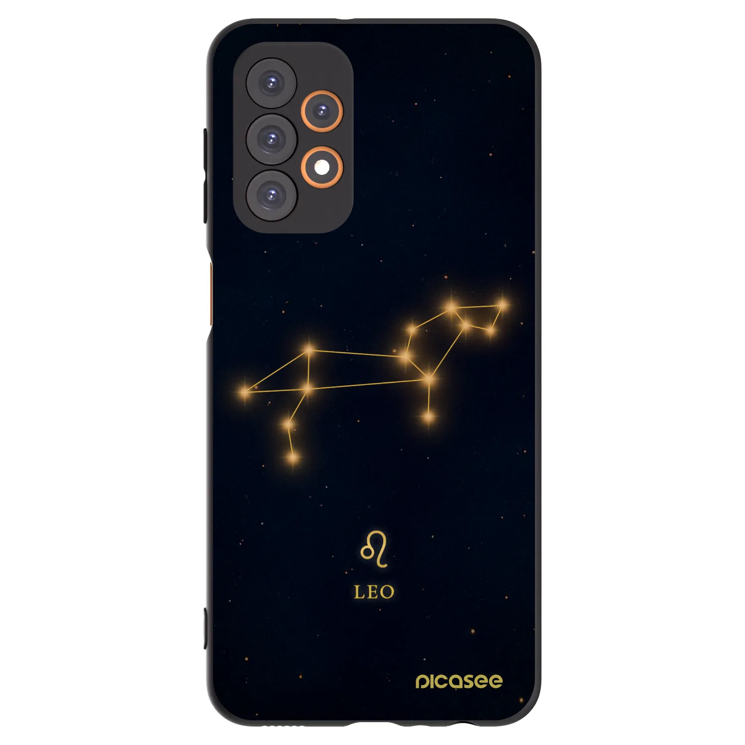 Picasee fekete szilikon tok az alábbi mobiltelefonokra Samsung Galaxy A23 A235F 4G - LEO