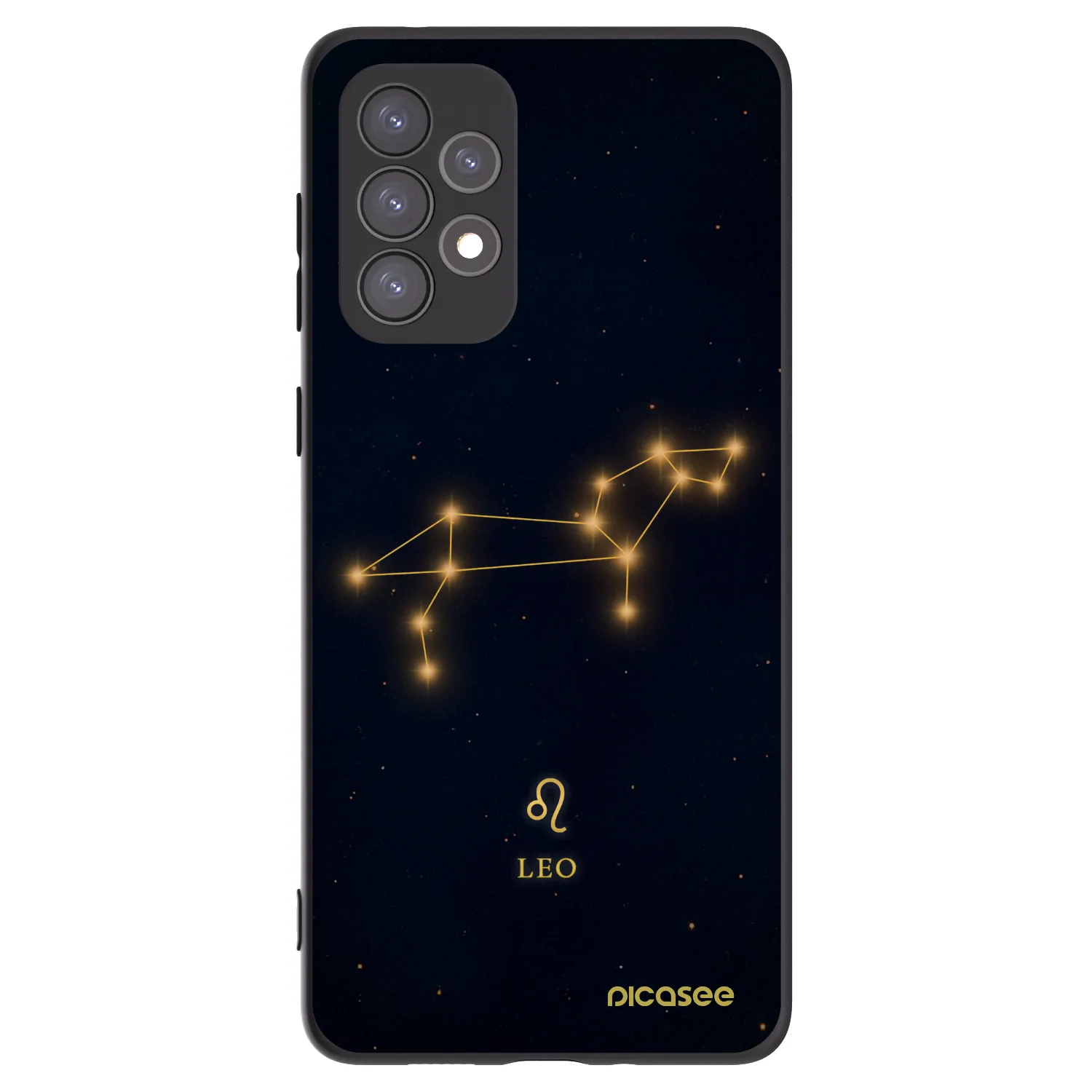 Picasee fekete szilikon tok az alábbi mobiltelefonokra Samsung Galaxy A73 5G - LEO