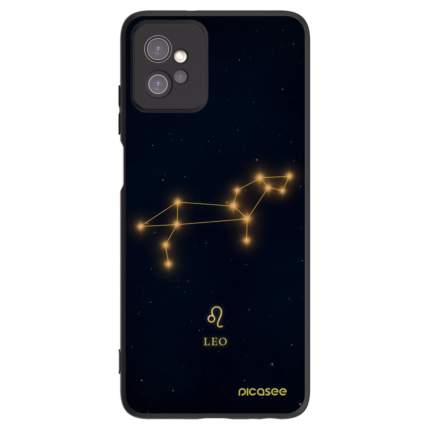 Picasee fekete szilikon tok az alábbi mobiltelefonokra Motorola Moto G32 - LEO