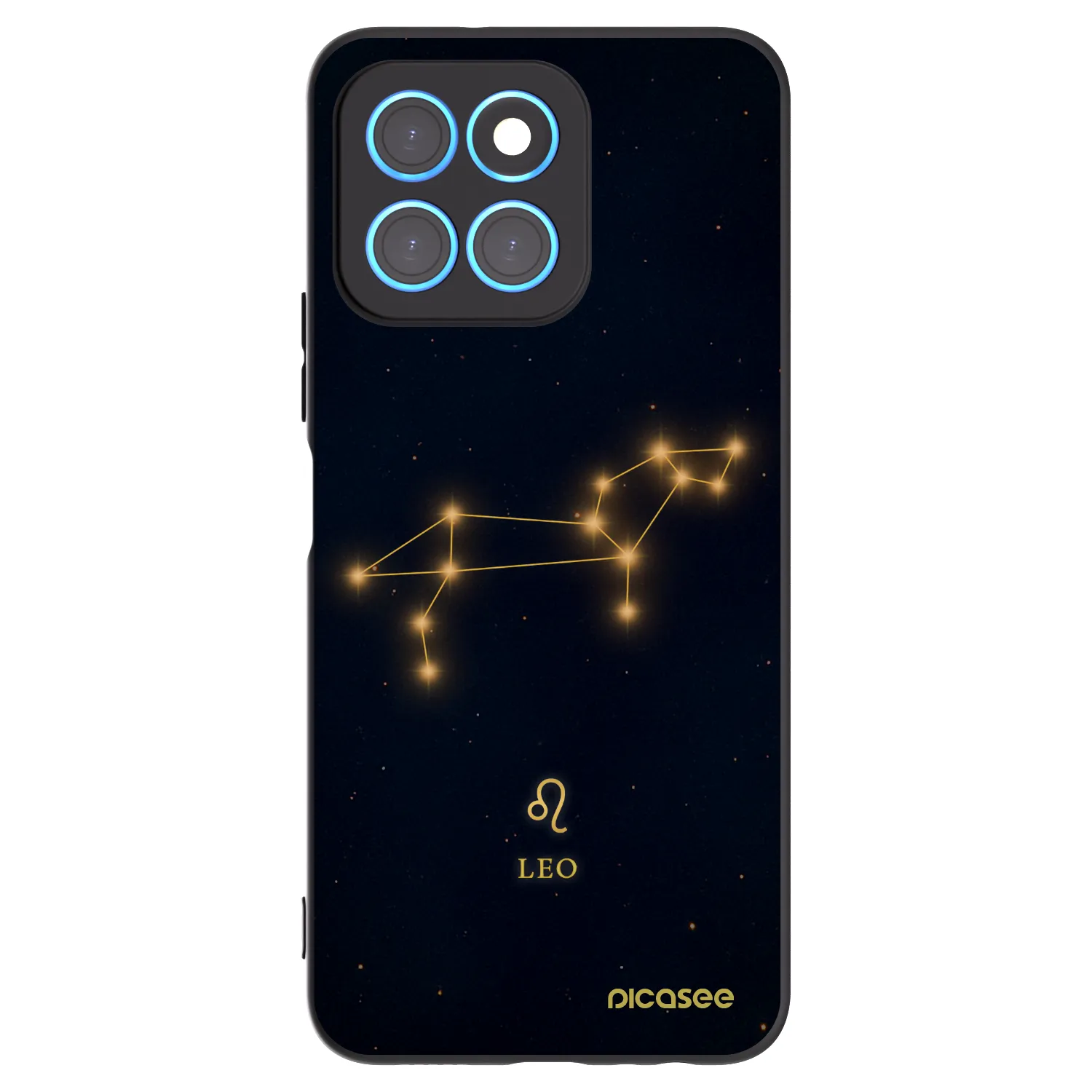 Picasee fekete szilikon tok az alábbi mobiltelefonokra Honor X8 5G - LEO