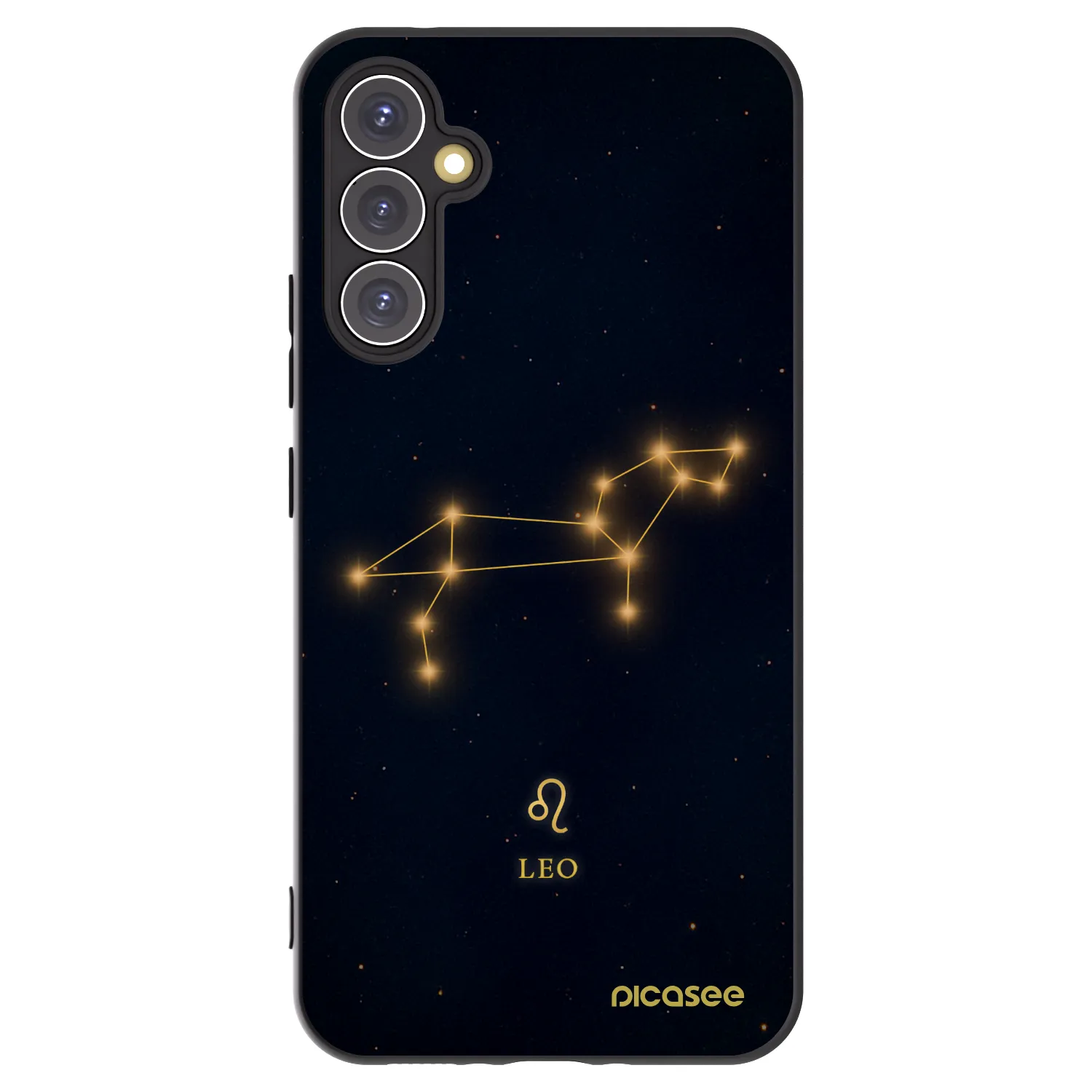 Picasee fekete szilikon tok az alábbi mobiltelefonokra Samsung Galaxy A34 5G A346B - LEO