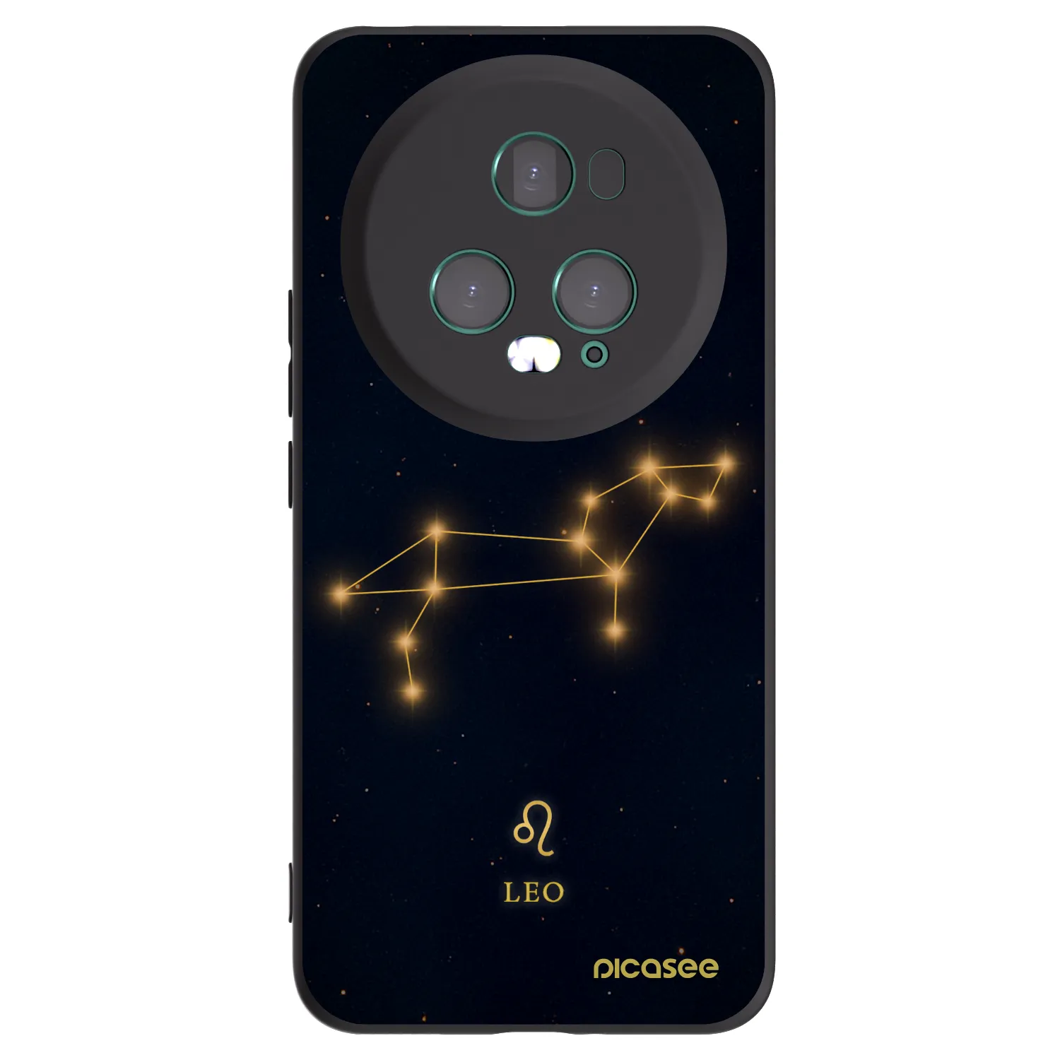 Picasee fekete szilikon tok az alábbi mobiltelefonokra Honor Magic5 Pro - LEO