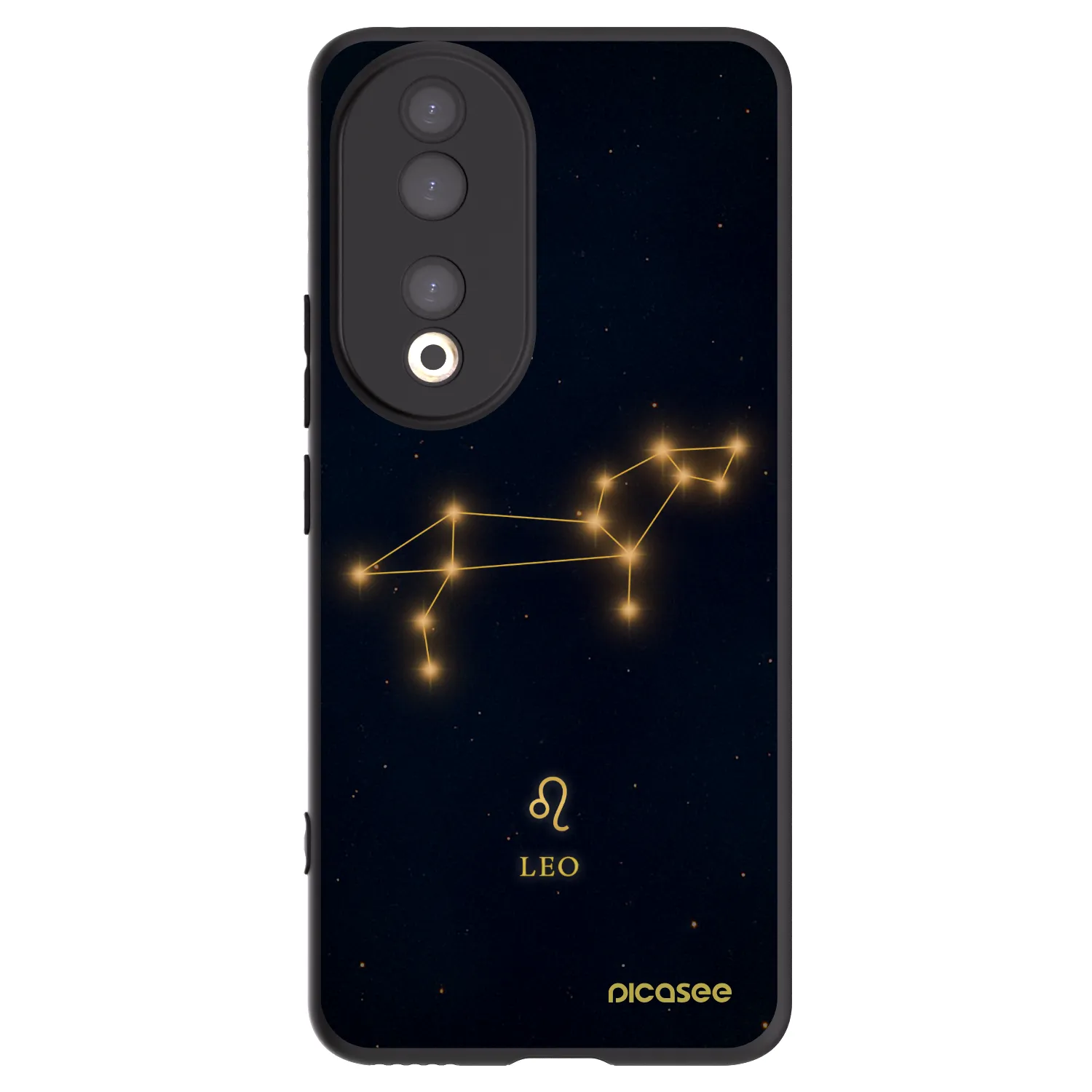Picasee fekete szilikon tok az alábbi mobiltelefonokra Honor 90 5G - LEO