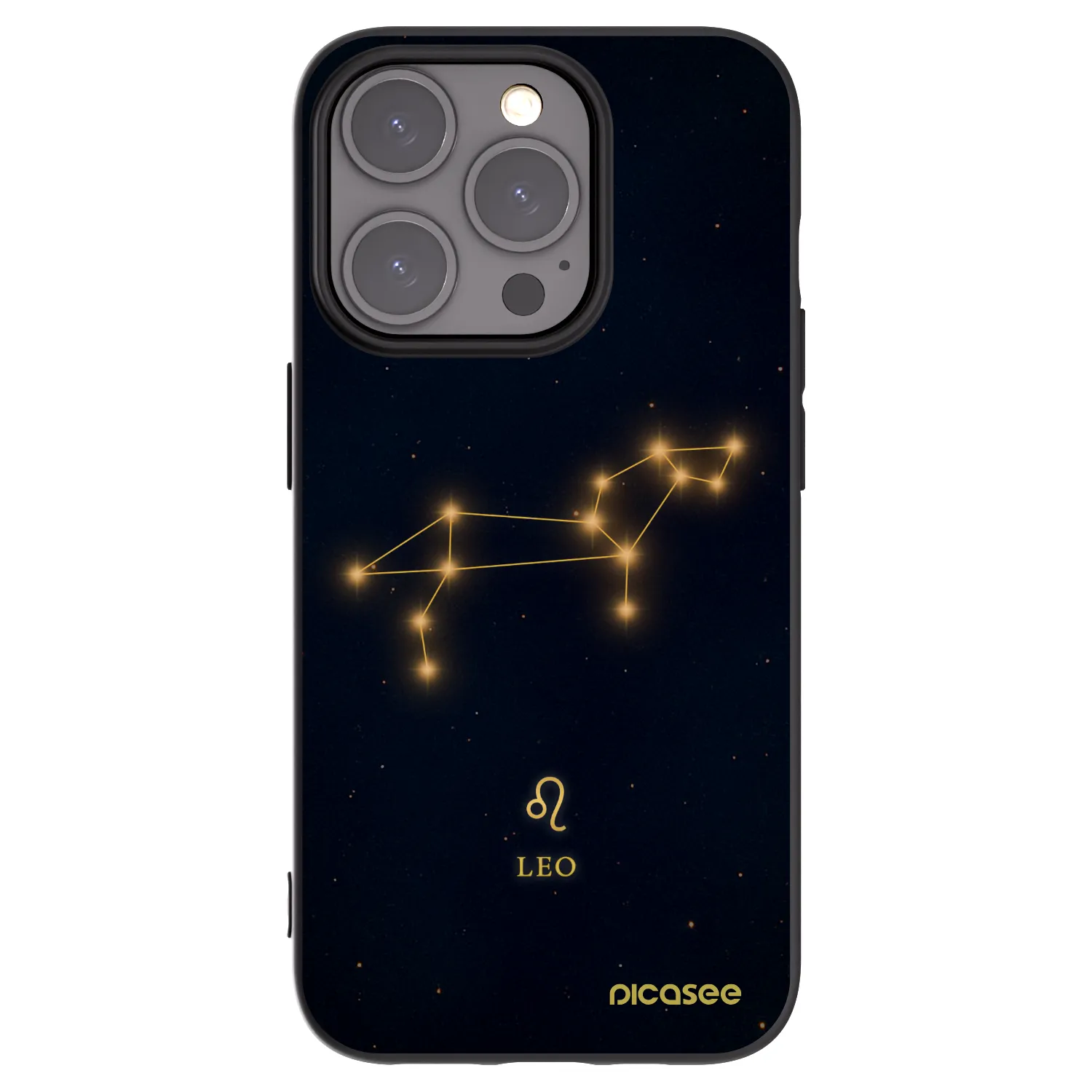 Picasee fekete szilikon tok az alábbi mobiltelefonokra Apple iPhone 15 Pro - LEO